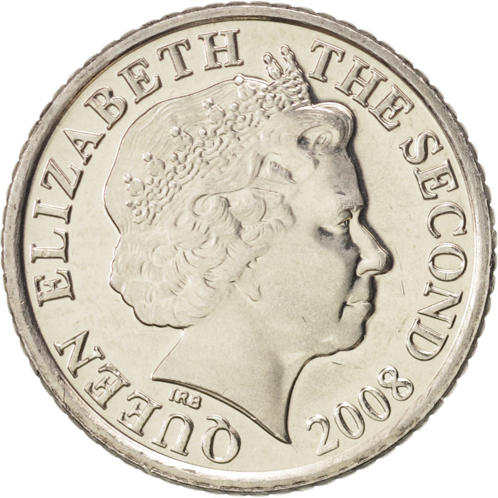 Jersey, Elizabeth II, 5 Pence, 2008, MS(65-70), Copper-nickel, KM:105