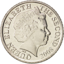 Jersey, Elizabeth II, 5 Pence, 2008, MS(65-70), Copper-nickel, KM:105