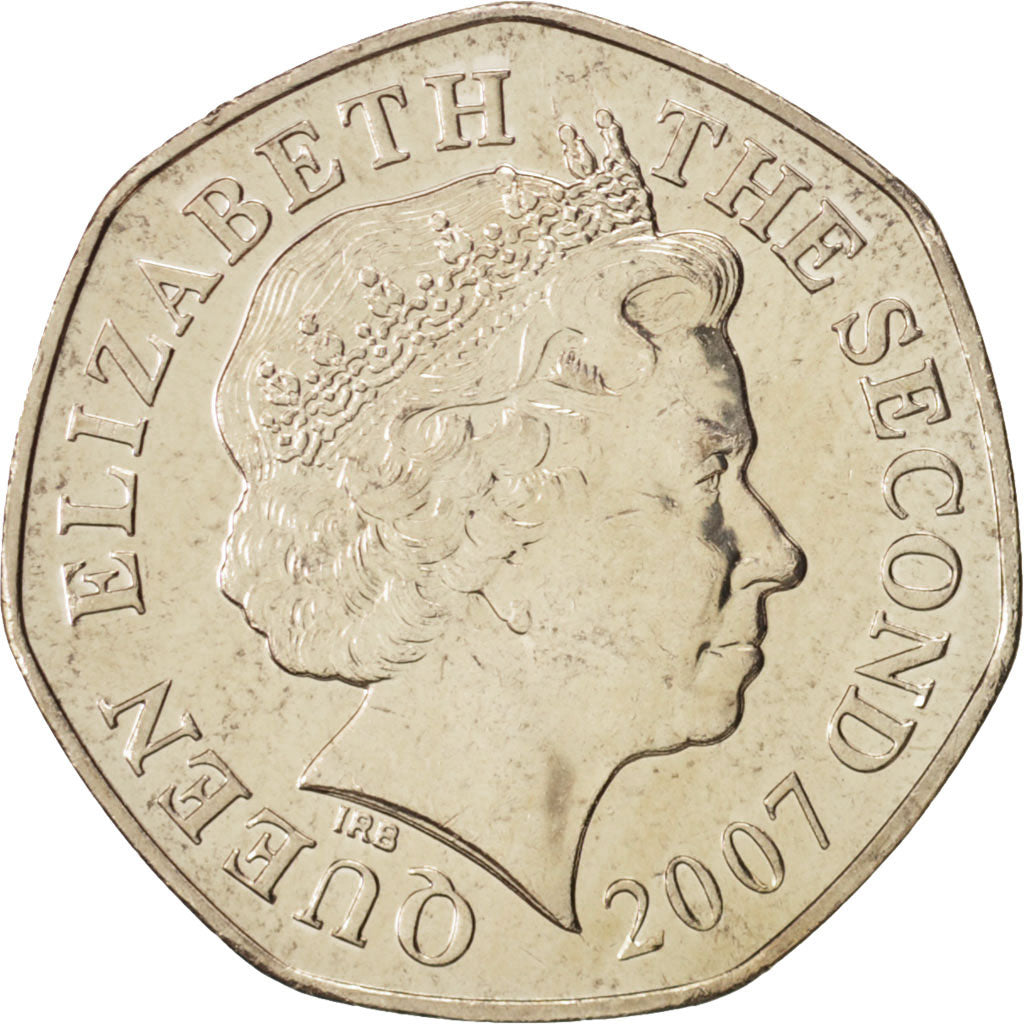 Jersey, Elizabeth II, 20 Pence, 2007, MS(65-70), Copper-nickel, KM:107