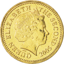 Jersey, Elizabeth II, Pound, 2005, SPL, Nickel-brass, KM:101