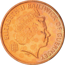 Moneda, Guernsey, Elizabeth II, Penny, 2006, SC+, Cobre chapado en acero, KM:89
