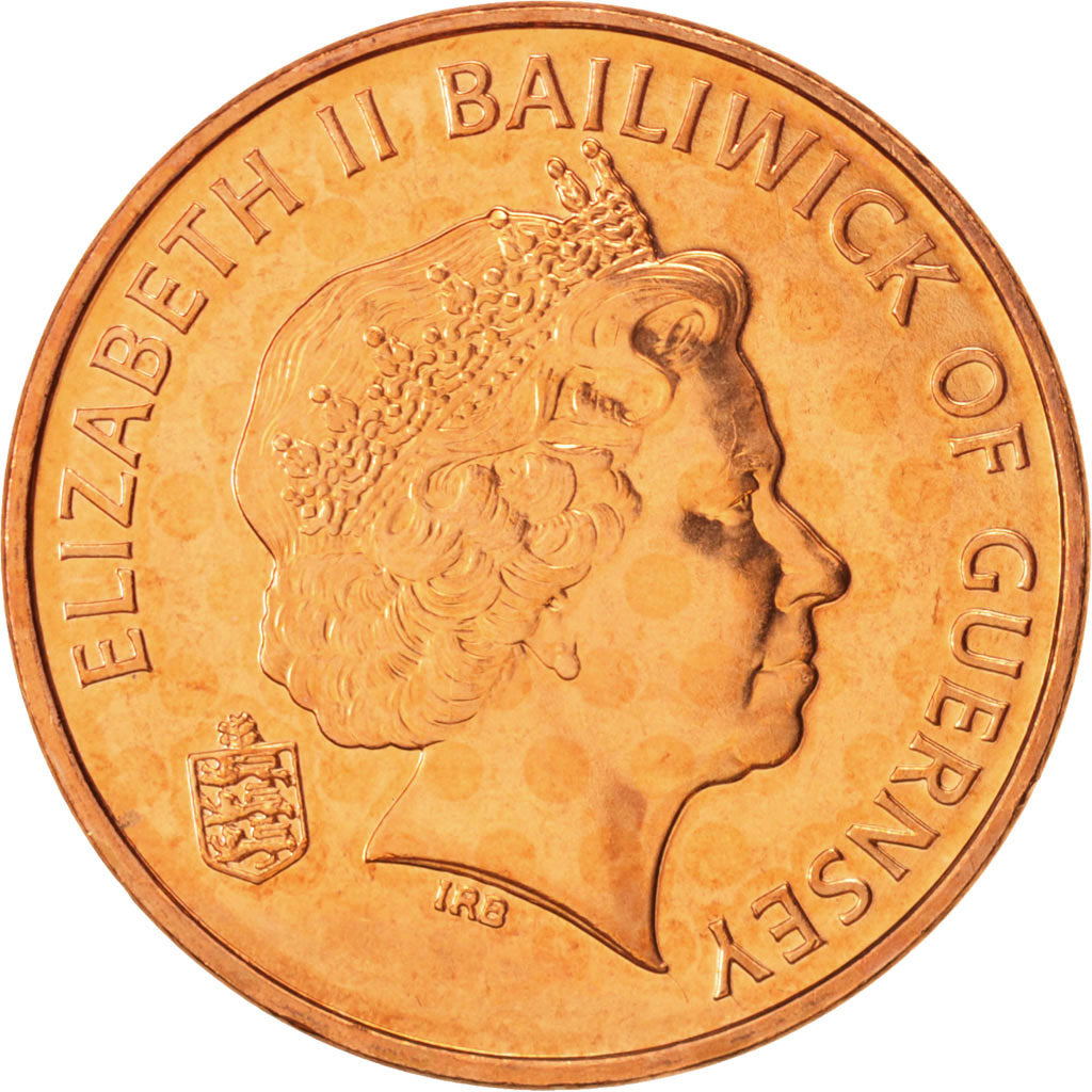 Coin, Guernsey, Elizabeth II, 2 Pence, 2006, British Royal Mint, MS(65-70)