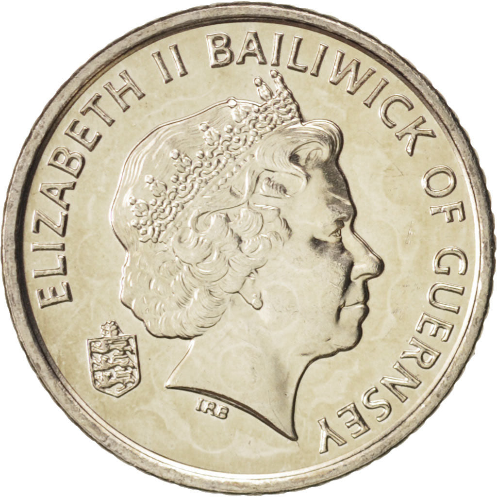 Guernsey, Elizabeth II, 5 Pence, 2006, British Royal Mint, MS(64)