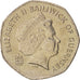 Moneta, Guernsey, Elizabeth II, 20 Pence, 2003, MS(63), Miedź-Nikiel, KM:90