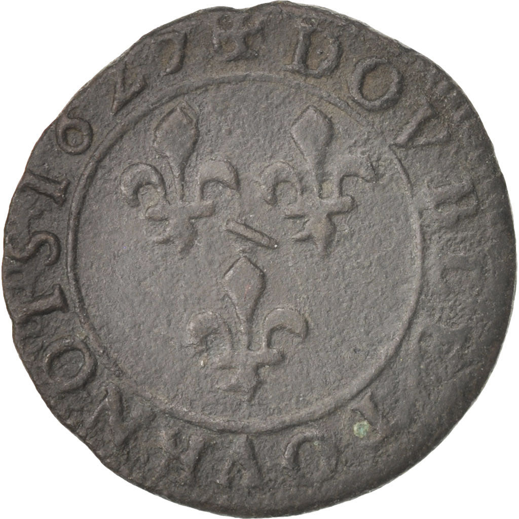 Coin, FRENCH STATES, DOMBES, Marie de Montpensier, Double Tournois, 1627