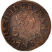 France, Louis XIII, Denier tournois de Navarre, 1635, Saint Palais, AU(50-53)