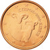 Cypr, Euro Cent, 2008, MS(64), Miedź platerowana stalą, KM:78