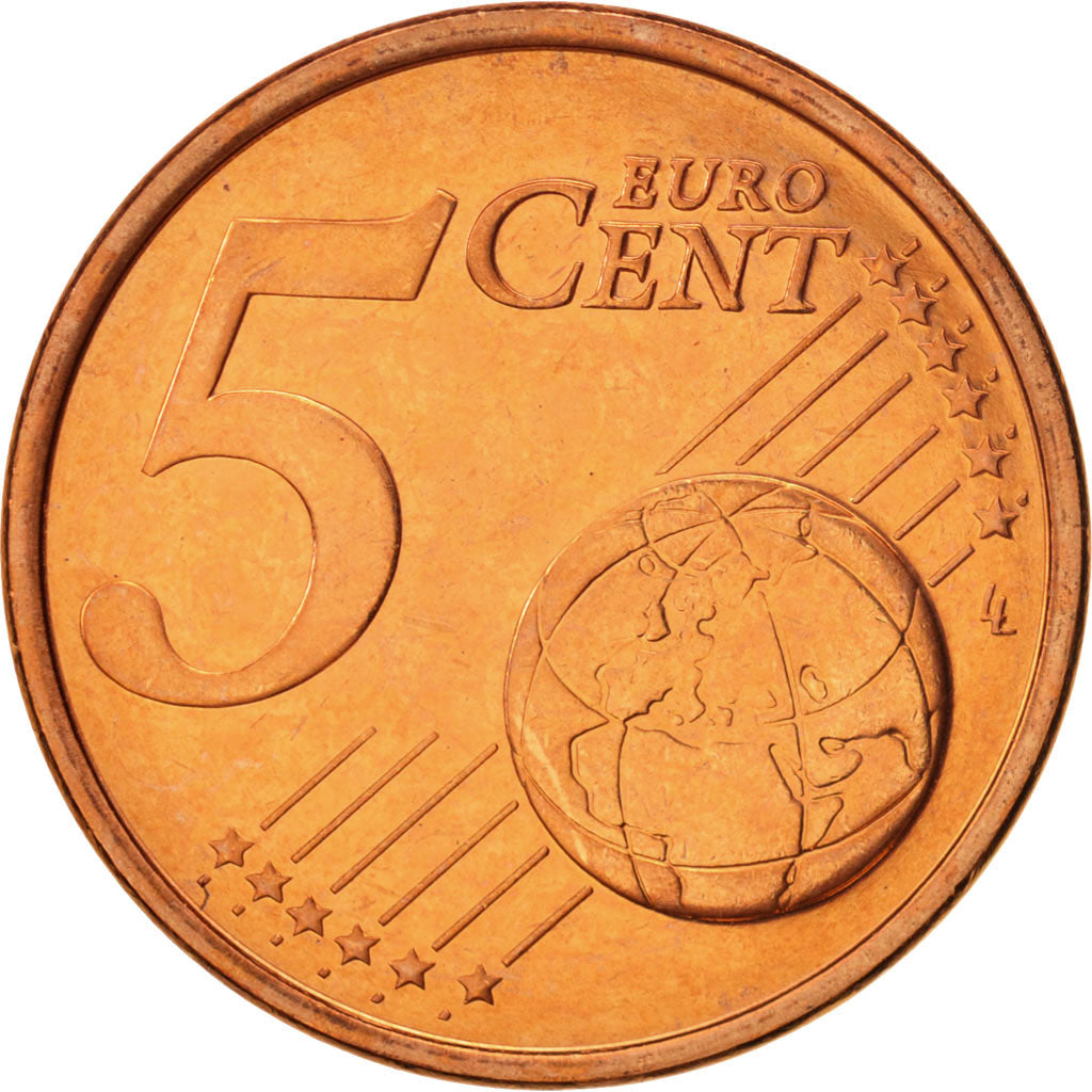 Cipro, 5 Euro Cent, 2008, SPL+, Acciaio placcato rame, KM:80