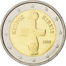Zypern, 2 Euro, 2008, UNZ+, Bi-Metallic, KM:85