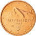 Slovacchia, 2 Euro Cent, 2009, SPL+, Acciaio placcato rame, KM:96