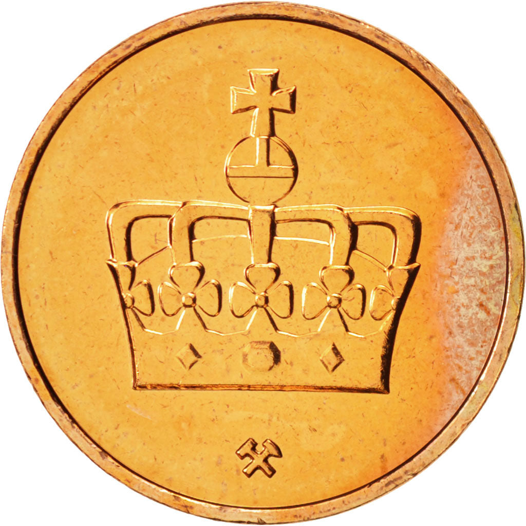 Coin, Norway, Harald V, 50 Öre, 2007, MS(65-70), Bronze, KM:460