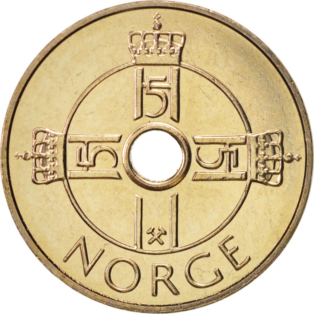 Norway, Harald V, Krone, 2007, MS(65-70), Copper-nickel, KM:462