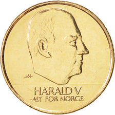Norway, Harald V, 10 Kroner, 2007, MS(65-70), Nickel-brass, KM:457