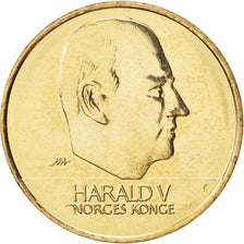 Norway, Harald V, 20 Kroner, 2005, MS(64), Nickel-brass, KM:453