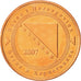 BOSNIA-HERZEGOVINA, 50 Feninga, 2007, SC+, Cobre chapado en acero, KM:117