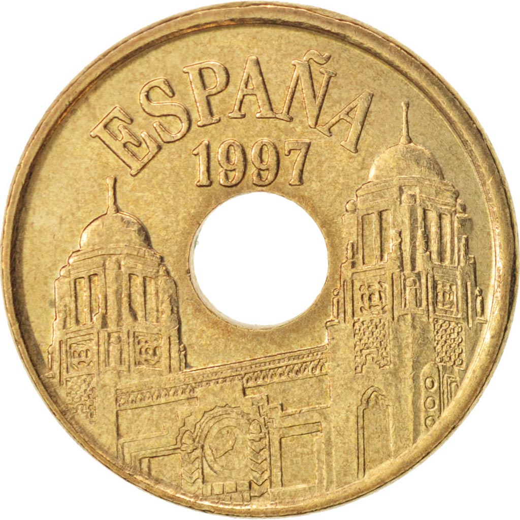 Monnaie, Espagne, Juan Carlos I, 25 Pesetas, 1997, Madrid, SUP+