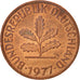 Coin, GERMANY - FEDERAL REPUBLIC, 2 Pfennig, 1977, Stuttgart, AU(55-58), Copper