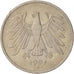 GERMANY - FEDERAL REPUBLIC, 5 Mark, 1991, Stuttgart, AU(50-53), KM:140.1