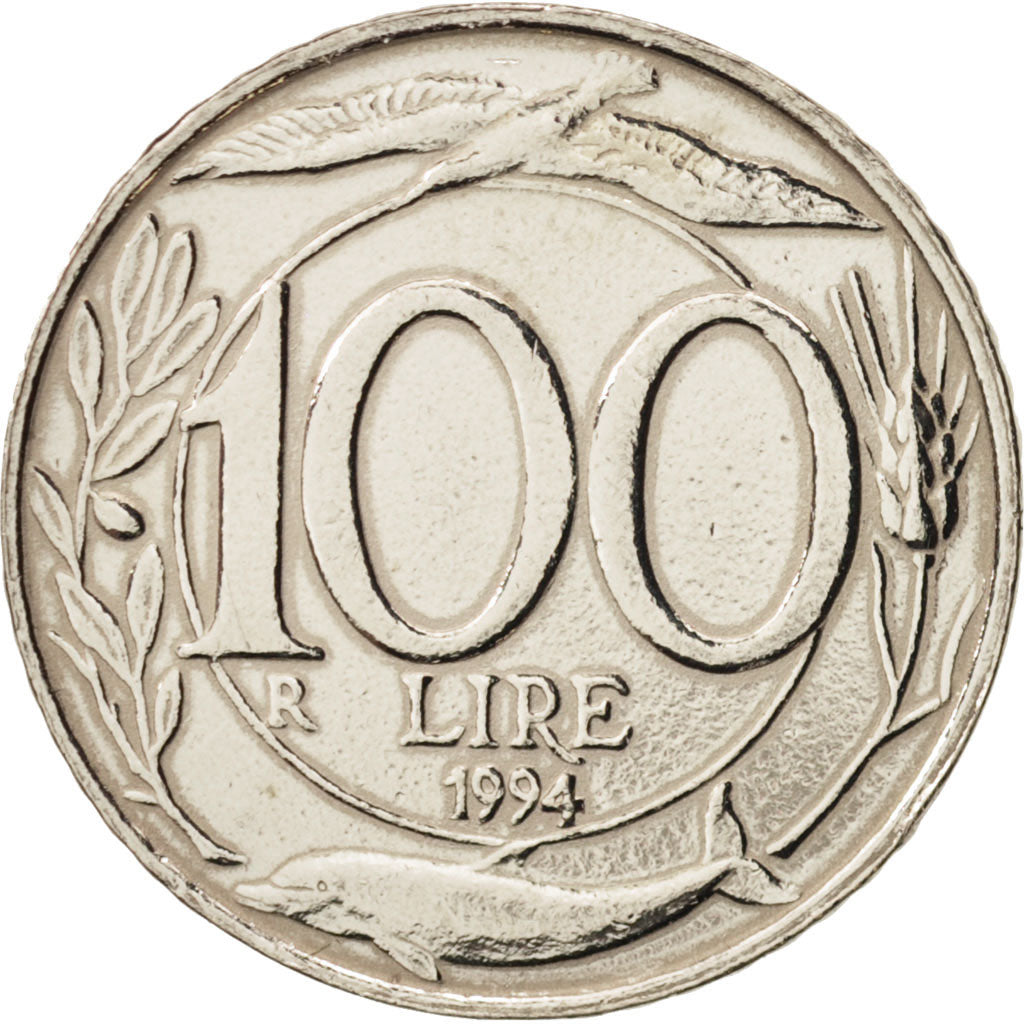 Italy, 100 Lire, 1994, Rome, EF(40-45), Copper-nickel, KM:159