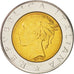 Moneda, Italia, 500 Lire, 1982, Rome, MBC+, Bimetálico, KM:111