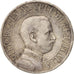 Coin, Italy, Vittorio Emanuele III, Lira, 1909, Rome, VF(20-25), Silver, KM:45