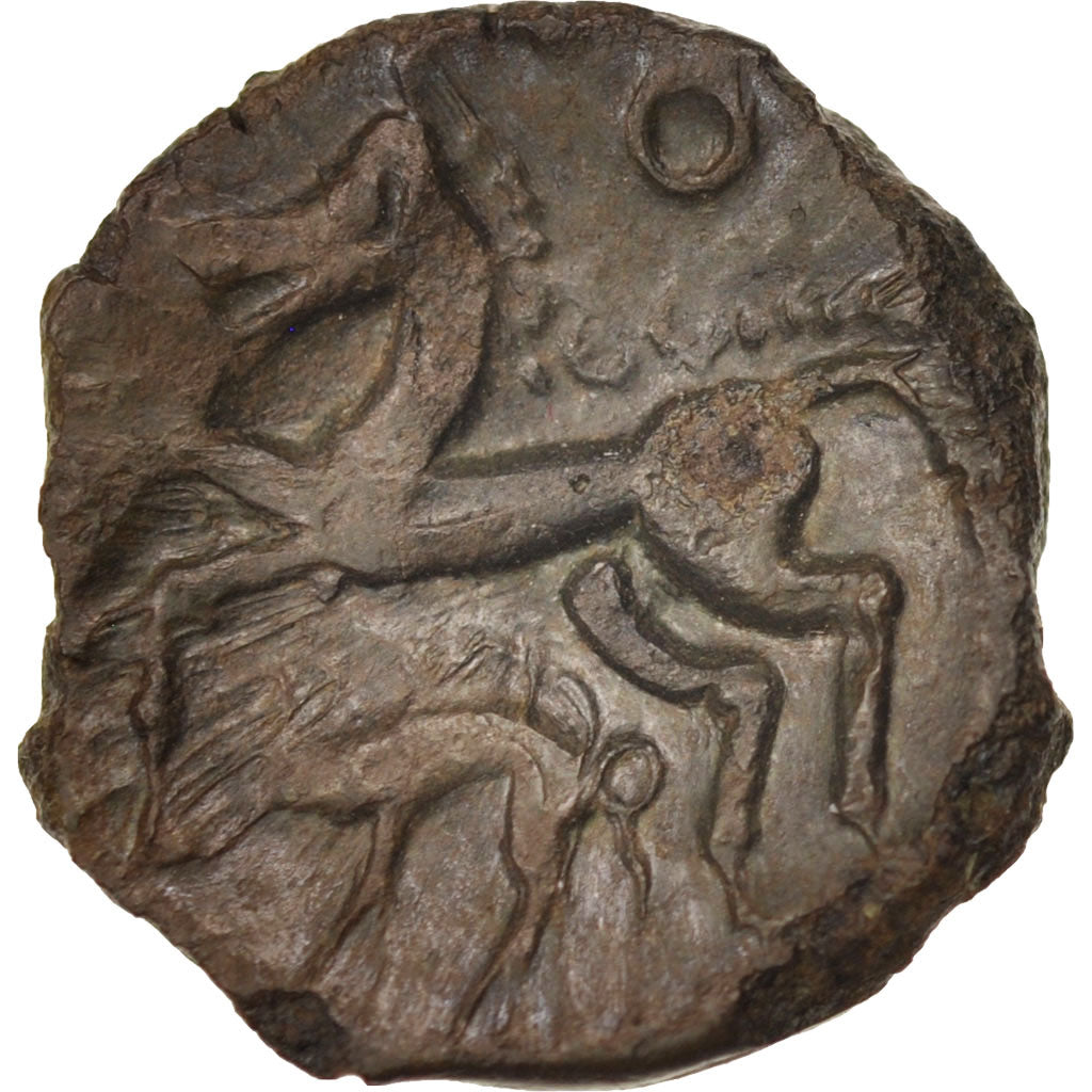 Münze, Aulerci Eburovices, Bronze, SS+, Bronze, Delestrée:2451