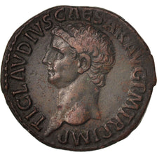 Claudius, As, Rome, SS+, Bronze, RIC:95