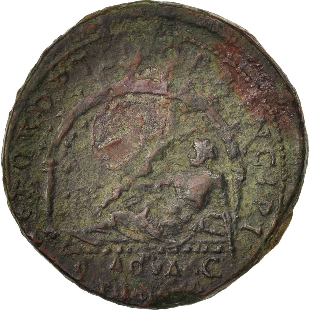 Trajan, Dupondius, Rome, EF(40-45), Bronze, RIC:464