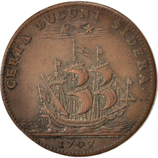 Frankreich, Token, Etats de Bourgogne, 1707, SS, Kupfer, Feuardent:9829