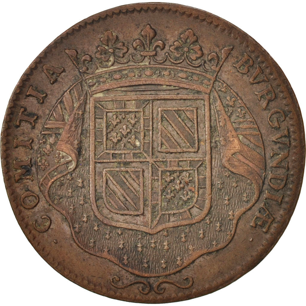 Frankreich, Token, Etats de Bourgogne, 1707, SS, Kupfer, Feuardent:9829