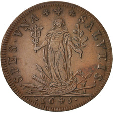 Frankreich, Token, Etats de Bourgogne, 1645, SS, Copper, Feuardent:9791