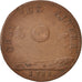 France, Token, Etats de Bourgogne, 1715, VF(30-35), Copper, Feuardent:9832