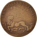 France, Token, Etats de Bourgogne, 1674, VF(20-25), Copper, Feuardent:9807