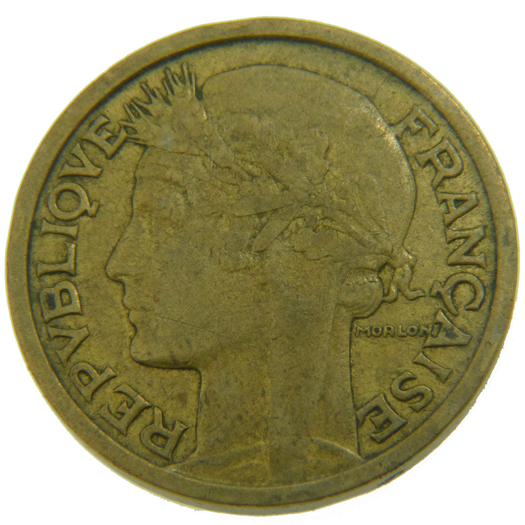 FRANCE, 2 Francs, 1935, EF(40-45), Cupro-Aluminium, Gadoury #535, 8.00