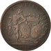France, Token, Etats de Bourgogne, 1728, VF(30-35), Copper, Feuardent:9838