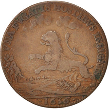 France, Token, Etats de Bourgogne, 1636, VF(20-25), Copper, Feuardent:9788