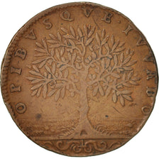 France, Token, Etats de Bourgogne, 1680, VF(20-25), Copper, Feuardent:9815