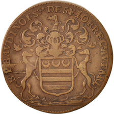 Francia, Token, Etats de Bourgogne, 1675, MB+, Rame, Feuardent:10054