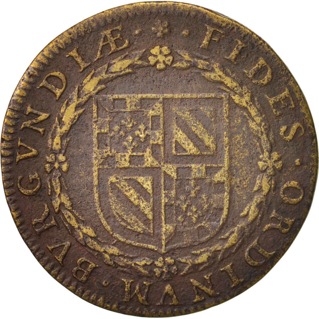 France, Jeton, Etats de Bourgogne, 1651, TB, Laiton, Feuardent:9794