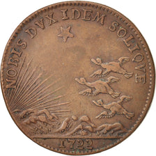 Frankreich, Token, Etats de Bourgogne, 1722, SS, Kupfer, Feuardent:9835