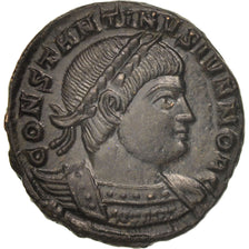 Coin, Constantine II, Follis, Trier, MS(63), Bronze, RIC:520