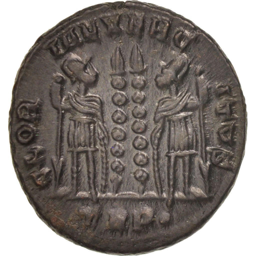 Munten, Constantius II, Follis, Trier, PR+, Bronze, RIC:528