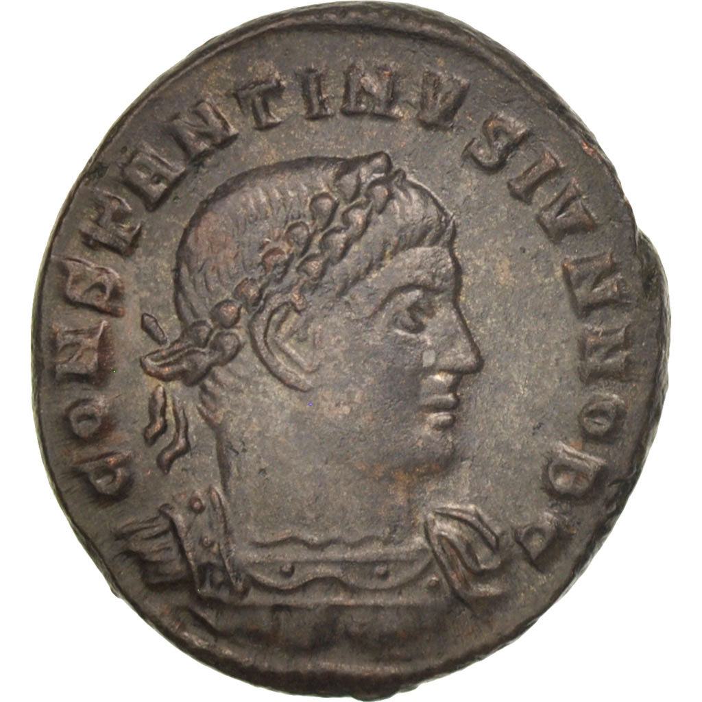 Moneda, Constantine II, Follis, Arles, SC+, Bronce, RIC:354
