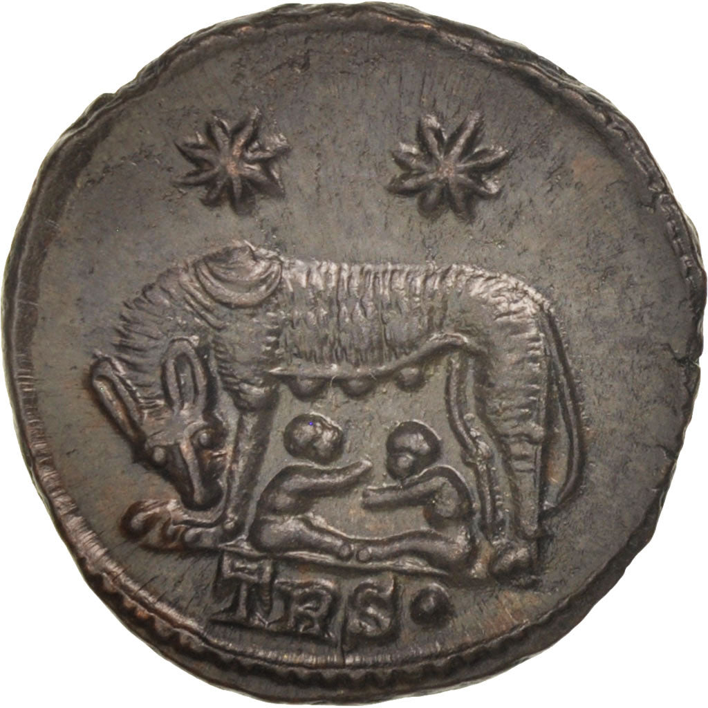 Coin, City Commemoratives, Follis, Trier, MS(64), Bronze, RIC:529