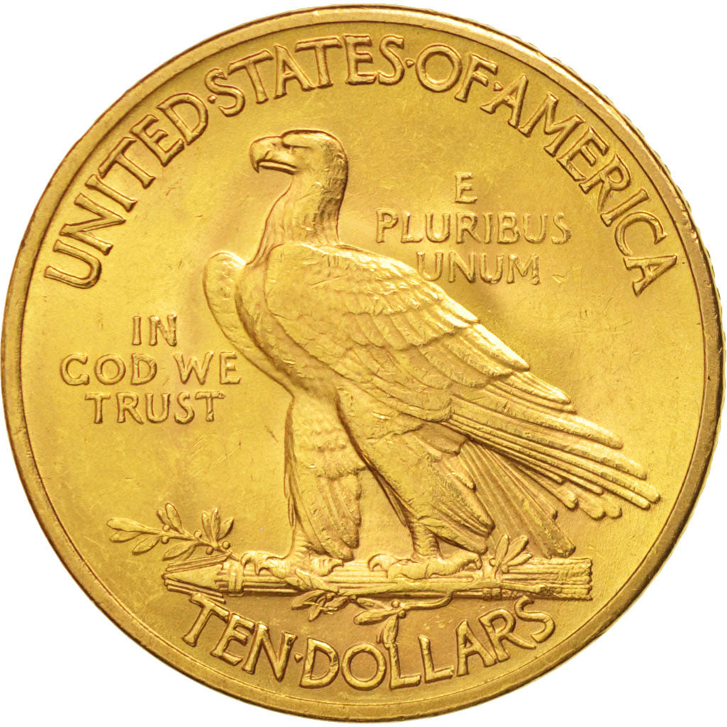 United States, Indian Head, $10, 1932, U.S. Mint, Philadelphia, MS(63), KM:130