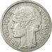 Moneda, Francia, Morlon, 2 Francs, 1945, Beaumont-le-Roger, MBC+, Aluminio
