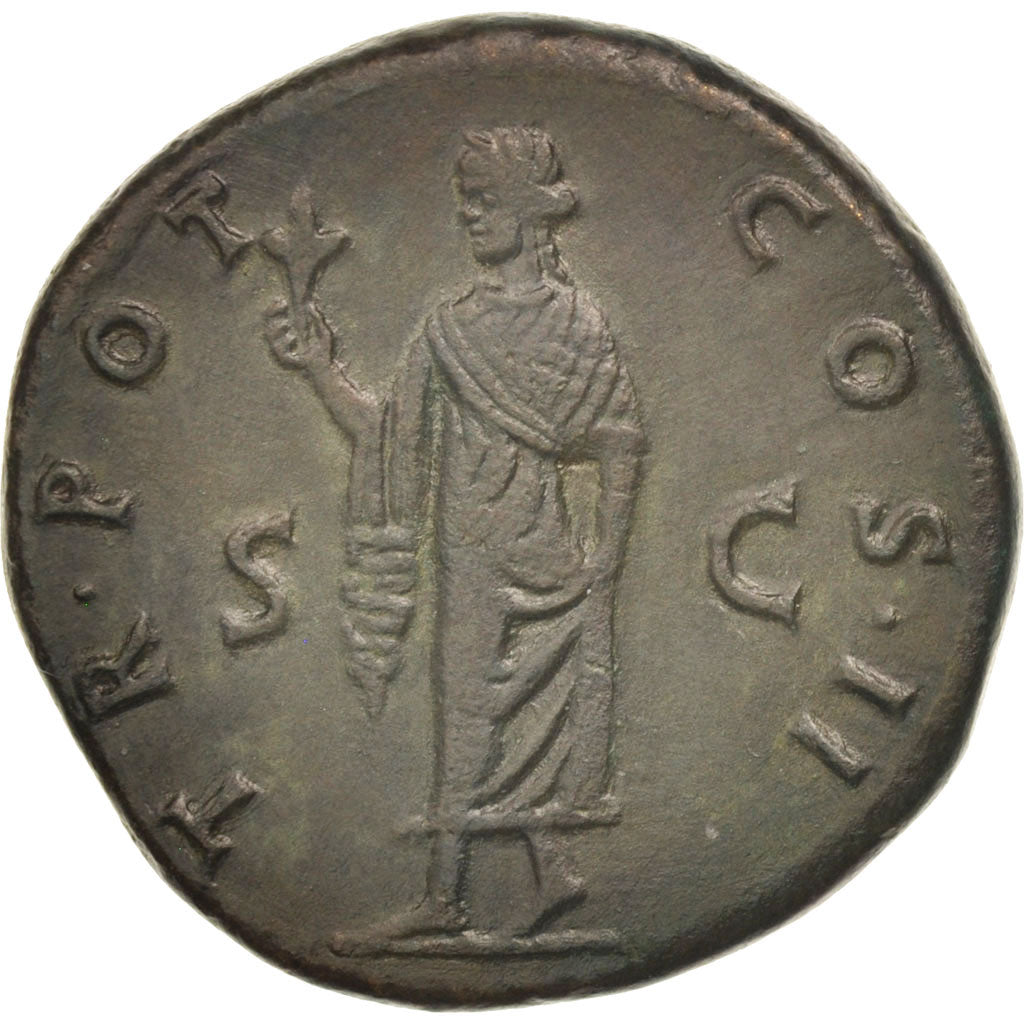 Coin, Aelius, Sestertius, Rome, AU(50-53), Bronze, RIC:1055