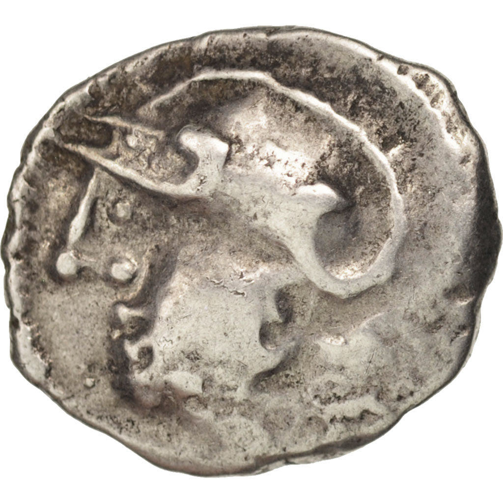 Munten, Aedui, Quinarius, ZF, Zilver, Delestrée:3189