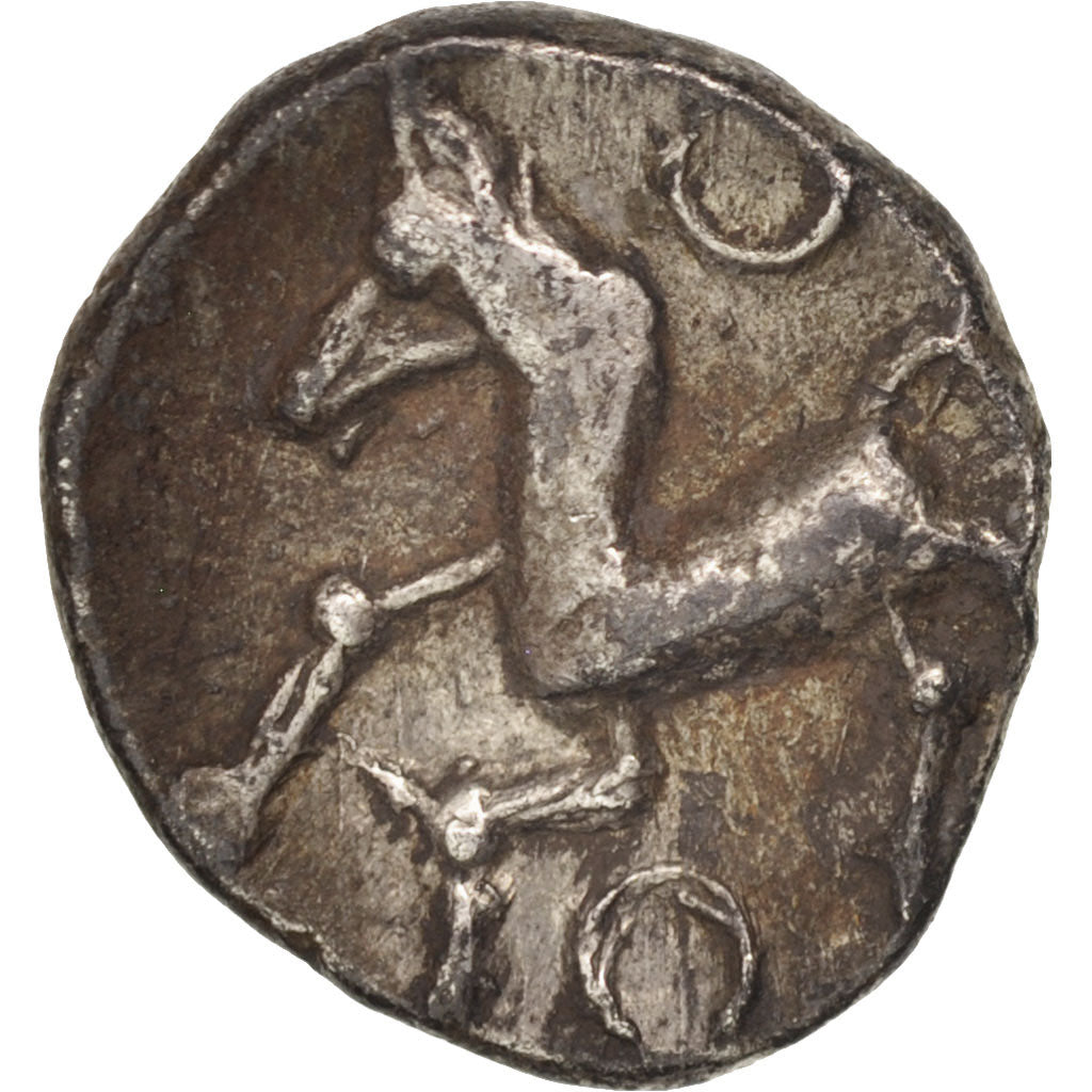 Aedui, Quinarius, EF(40-45), Silver, Delestrée:manque.
