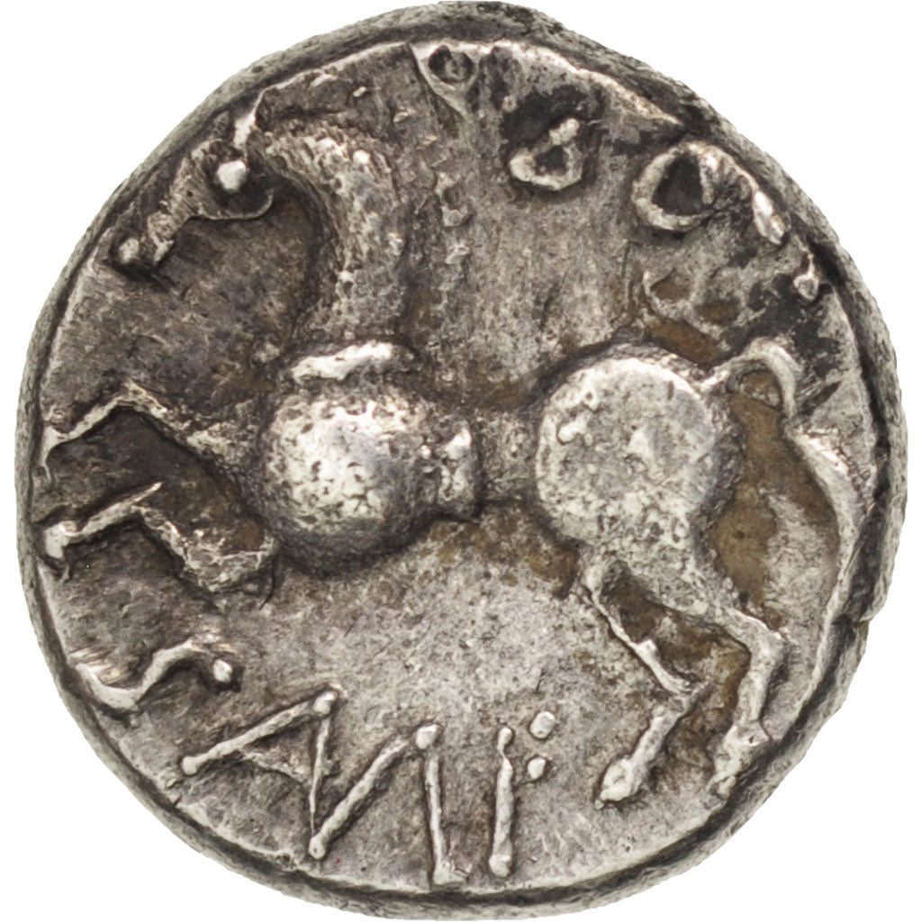 Sequani, Quinarius or Denarius Q.DOCI, EBC, Plata, Delestrée:3245